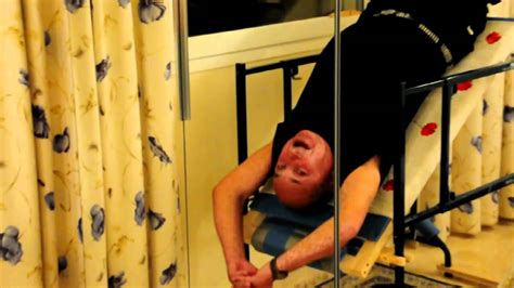 Inversion table Homemade - YouTube
