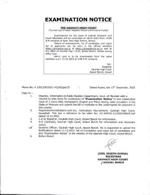 Fillable Online Ghcazlbench Nic Statement Of Particulars Of Ineligible