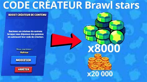 COMMENT CRÉER UN CODE CRÉATEUR SUR BRAWL STARS YouTube