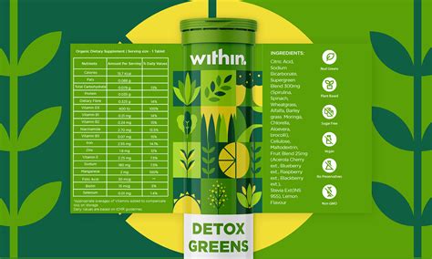 Detox Green Packaging Design - Within :: Behance