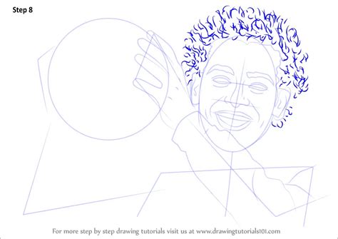 How to Draw Mohamed Salah (Footballers) Step by Step ...