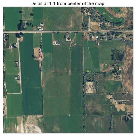 Aerial Photography Map of Roosevelt, UT Utah