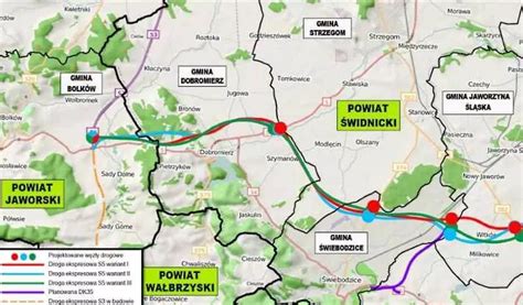 GDDKIA wybrała wariant dla nowej drogi S5 na Dolnym Śląsku Trasa