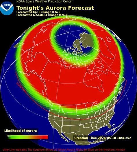 Northern Lights may be visible in Wisconsin Friday night