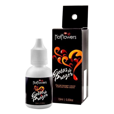 Gotas do Prazer Óleo Excitante Feminino Hot ml Hot Flowers Donna Boutique Sensual