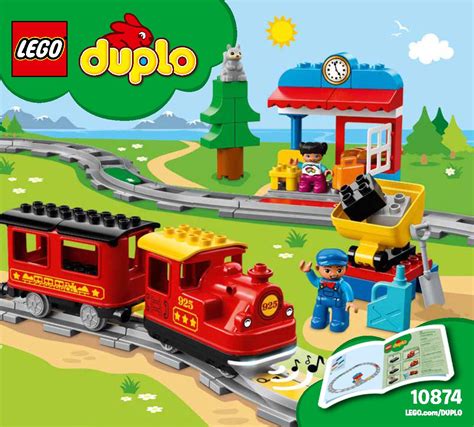 Návod na stavbu LEGO Duplo 10874 Parní vláček Zbozi cz