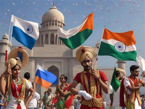 Premium AI Image | independence day celebrations India