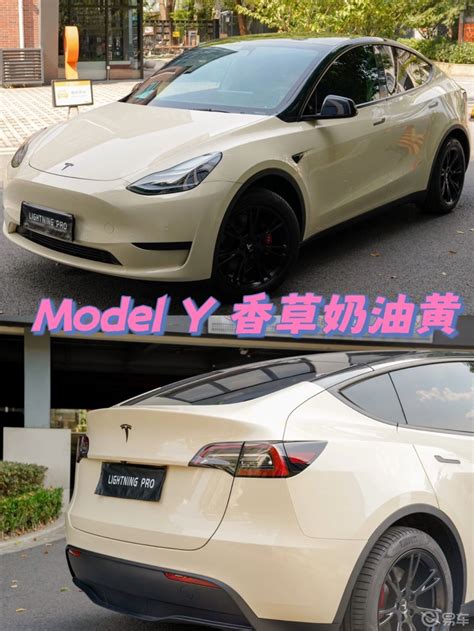 Model Y改色香草奶油黄👑👑 Model Y社区 易车社区