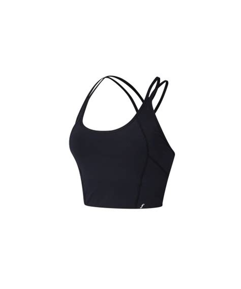 MUSINSA FIVELINE TOFU Strap Bra Top Black