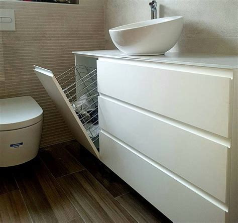 Álbumes 90 Imagen Muebles De Baño Con Cesto Para La Ropa Sucia Cena