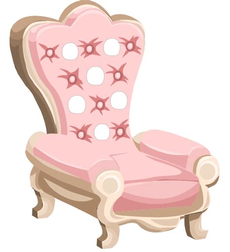 Pink Royal Chair Seat Vector Clipart Image Free Stock Photo Public