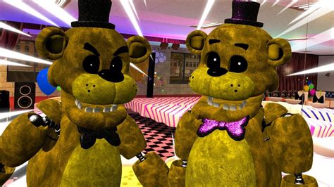 Golden Freddy And Fredbear Get Into A Fight Gmod Fnaf Youtube