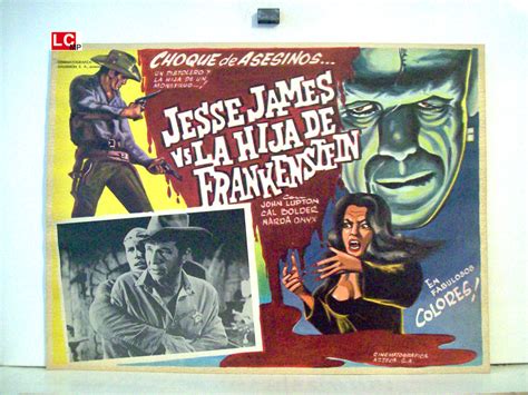 Jesse James Vs La Hija De Frankenstein Movie Poster Jesse James