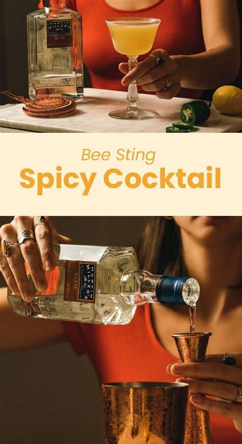 This Spicy Gin Honey And Lemon Cocktail Is A Delicious Variation Of