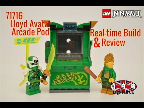 LEGO 71716 Ninjago Lloyd Avatar Arcade Pod Real Time Build And Review