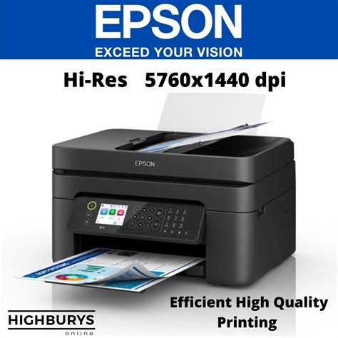 Epson Workforce Wf In Inkjet Printer Wireless Scanner Copier Fax