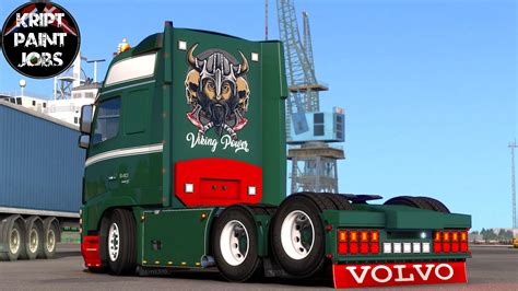 Volvo Fh16 2009 Viking Power V10 Ets 2 Mods Ets2 Map Euro Truck