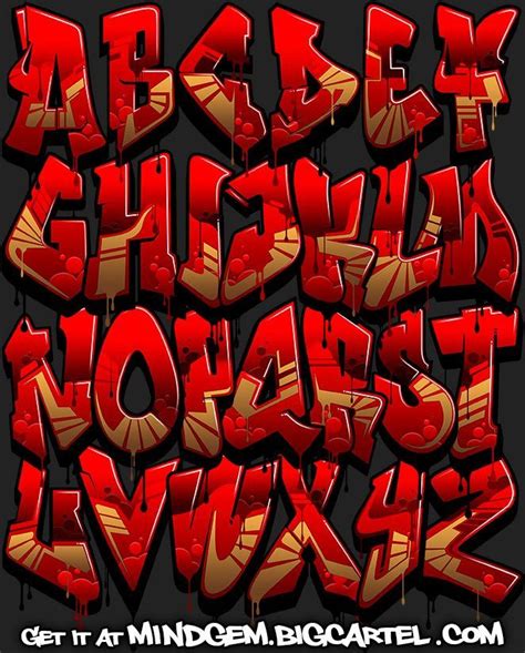 Fonts | Graffiti lettering, Graffiti font, Graffiti alphabet