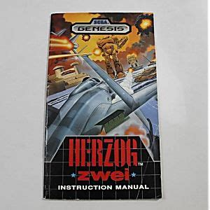 Manual - Herzog Zwei - Sega Genesis