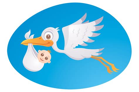 Baby Delivery Stork - ClipArt Best