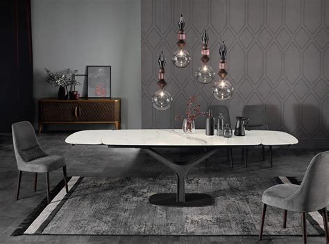 Italian Dining Table Ariston By Tonin Casa Mig Furniture