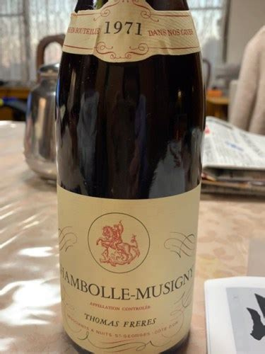 Thomas Freres Chambolle Musigny Vivino US