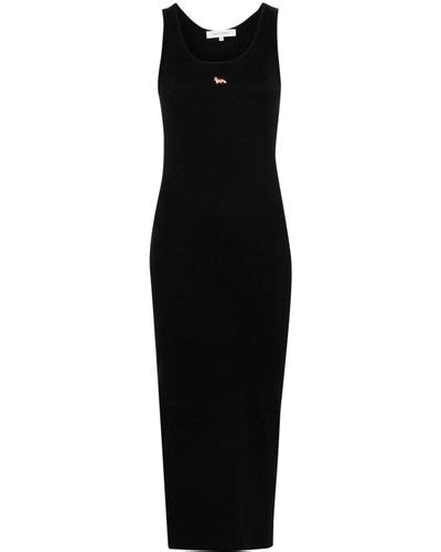 Black Maison Kitsuné Dresses for Women Lyst