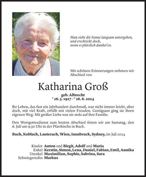 Gedenkkerzen Von Katharina Gross Todesanzeigen Vorarlberger Nachrichten