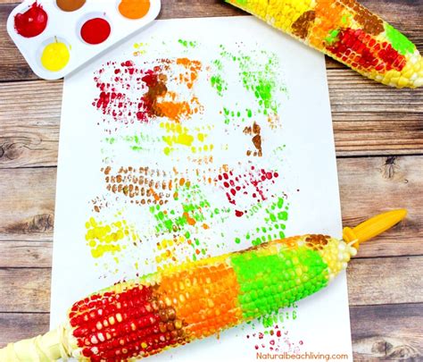 Easy Corn Cob Craft Painting for Kids - Corn Craft Ideas - Natural ...