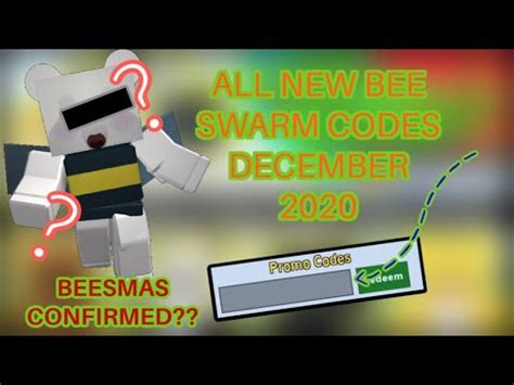 All New Bee Swarm Codes December Beesmas Update Youtube