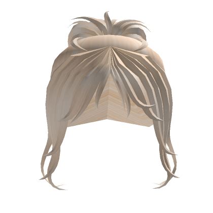 Cute High Y2k Messy Bun Light Blonde Roblox Item Rolimon S