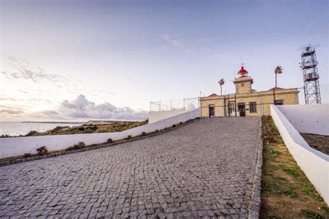 Lighthouse on Ponta Da Piedade in Lagos, Algarve, Portugal Stock Image ...