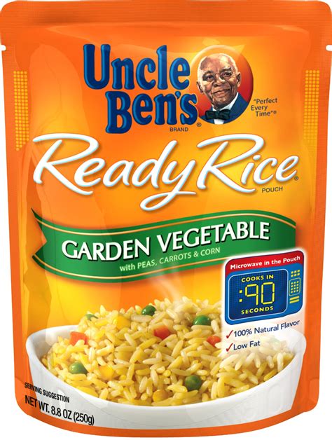 UNCLE BEN'S Ready Rice: Garden Vegetable, 8.8oz - Walmart.com