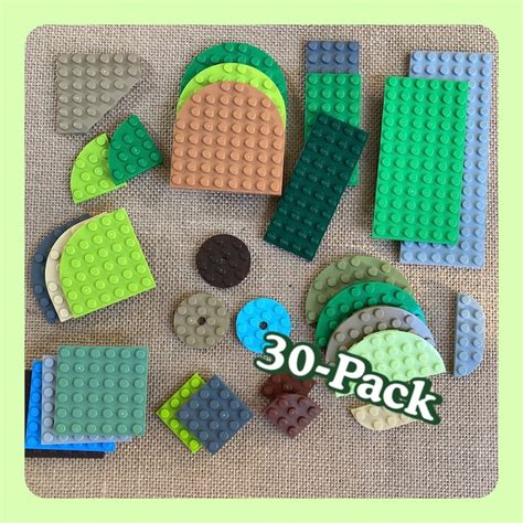 Lego Plates Natural Colors for Landscaping and Nature - Etsy