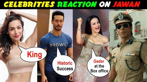 Celebrities Reaction On Jawan Movie 😳 ️ Shahrukh Khan Jawan Jawan