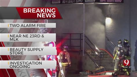 Fire Crews Battle Fire At Ne Okc Business