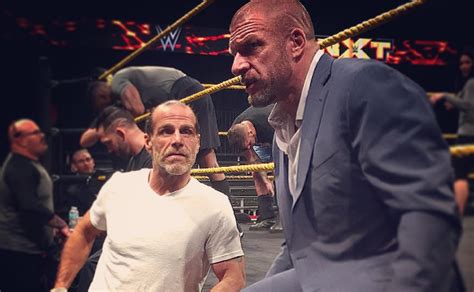 Shawn Michaels Backstage At Tonights Wwe Nxt Tapings