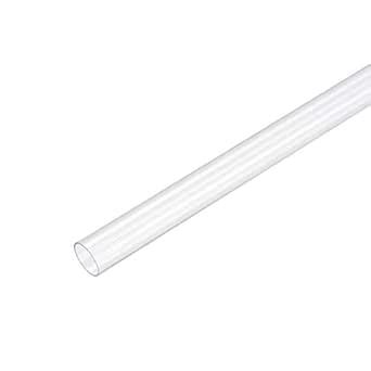 Uxcell Pcs Pvc Rigid Round Clear Tubing Plastic Flexible Water Pipe