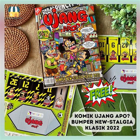 KOMIK Majalah Bumper Ujang Apo New Stalgia Klasik 2022 Classic