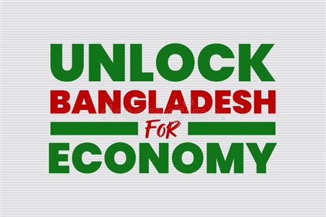 Bangladesh Economy Infographic Presentation Stock Vector