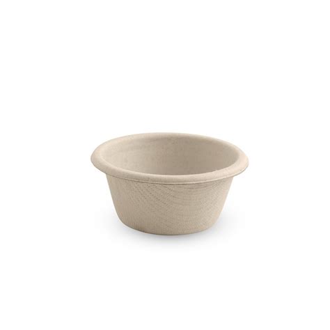 Ml Biodegradable Sugarcane Sauce Cup Natural Pcs