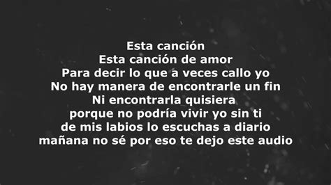 Canci N De Amor Anfid Letra Rap Romantico Youtube