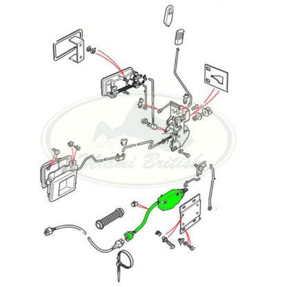 Land Rover Passenger Door Locking Actuator Discovery Range Classic