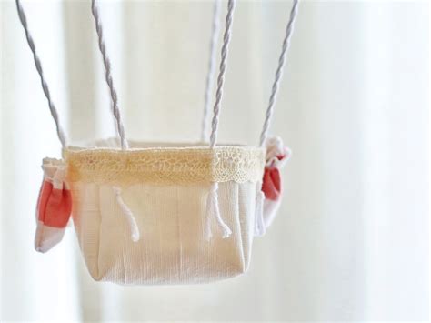 Pink Hot Air Balloon Baby Girl Mobile Adventure Nursery Etsy