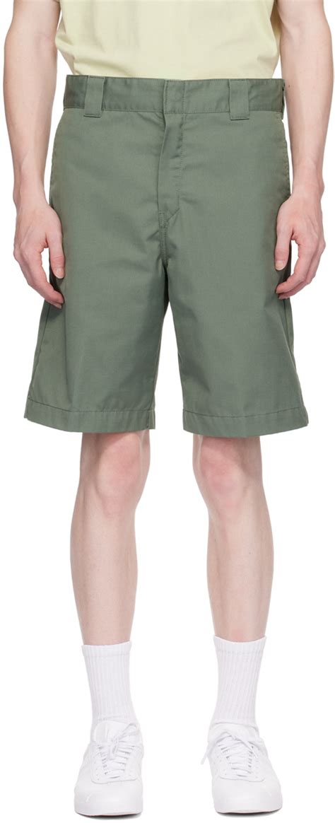 Carhartt Work In Progress Green Craft Shorts Carhartt Wip