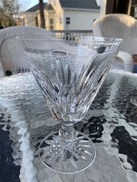 Vintage Waterford Crystal Eileen Pattern Water Goblet Etsy Waterford Crystal Water Goblets