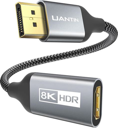 StarTech Adaptateur DisplayPort vers HDMI Convertisseur vidéo 4K