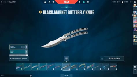 NEW BLACK MARKET BUTTERFLY KNIFE IN GAME YouTube