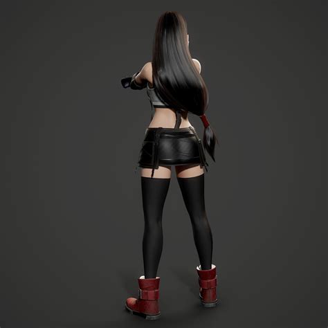 3D model Tifa Lockhart - Game Ready VR / AR / low-poly rigged | CGTrader