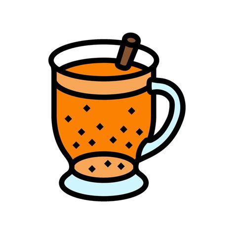 Hot Cider Autumn Color Icon Illustration Vector Art At Vecteezy